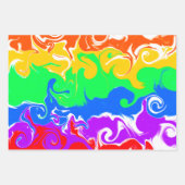 Regenboogvloed Kunstdag Inpakpapier Vel (Voorkant)
