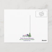 Regenboogvloerbedekking Briefkaart (Achterkant)