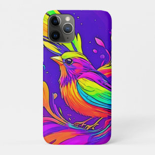 Regenboogvogel in Cartoon Land Case-Mate iPhone Case