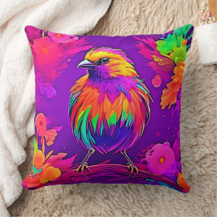 Regenboogvogel in dromenland kussen