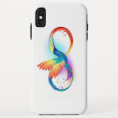 Regenboogvogel met oneindige symbolen Case-Mate iPhone case (Achterkant)