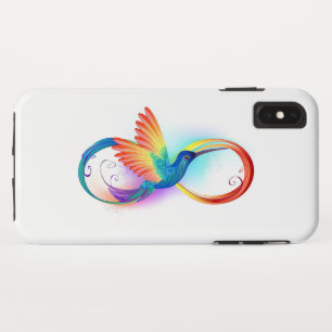 Regenboogvogel met oneindige symbolen Case-Mate iPhone case
