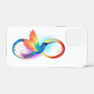 Regenboogvogel met oneindige symbolen Case-Mate iPhone case