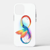 Regenboogvogel met oneindige symbolen Case-Mate iPhone case (Achterkant)