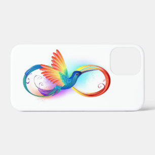 Regenboogvogel met oneindige symbolen Case-Mate iPhone case