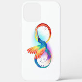 Regenboogvogel met oneindige symbolen Case-Mate iPhone case (Achterkant)