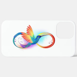 Regenboogvogel met oneindige symbolen Case-Mate iPhone case