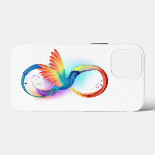 Regenboogvogel met oneindige symbolen Case-Mate iPhone case
