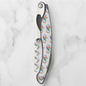 Regenboogvogel met oneindige symbolen kurkentrekker (Voorkant)