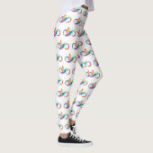 Regenboogvogel met oneindige symbolen leggings (Rechts)