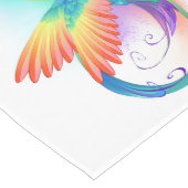 Regenboogvogel met oneindige symbolen medium tafelloper (Hoek)