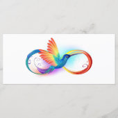 Regenboogvogel met oneindige symbolen menu (Voorkant)