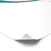 Regenboogvogel met oneindige symbolen perfect poster (Hoek)