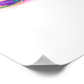 Regenboogvogel met oneindige symbolen poster (Hoek)