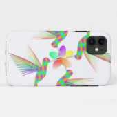 Regenboogvogels die een bloem kussen Case-Mate iPhone case (Achterkant (horizontaal))