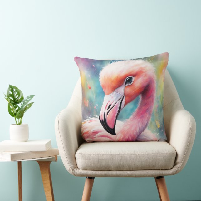 Regenboogvogels Flamingo 2 Kussen (Stoel)
