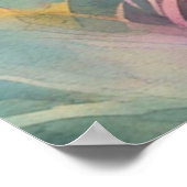 Regenboogvogels Flamingo 3 Poster (Hoek)