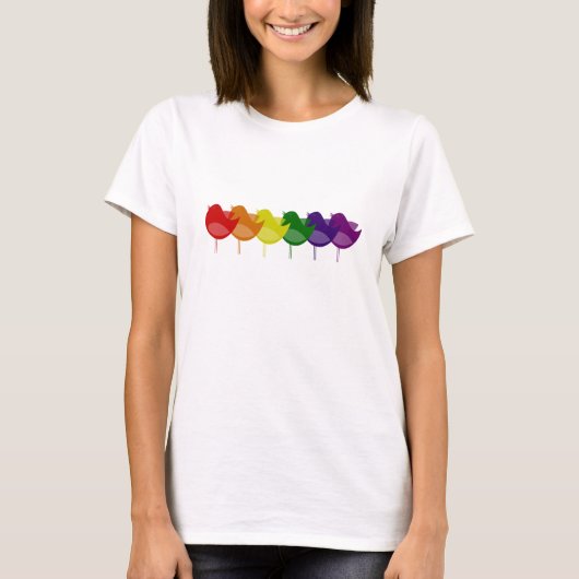  regenboogvogels t-shirt (Voorkant)