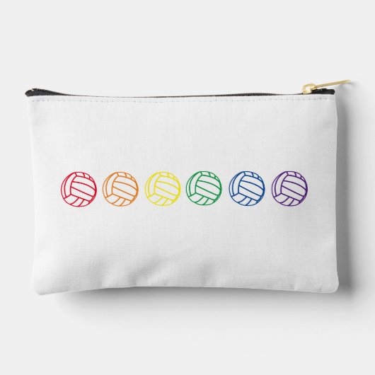 regenboogvolleybal etui (Achterkant)