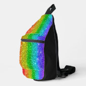 Regenboogvonken zijn als vuurwerk sling bag (Rechterhoek)