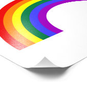 Regenboogvorm Foto Afdruk (Hoek)