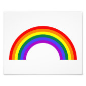 Regenboogvorm Foto Afdruk (Voorkant)