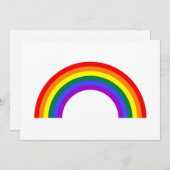 Regenboogvorm Kaart (Voorkant / Achterkant)