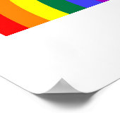 Regenboogvorm Poster (Hoek)