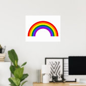 Regenboogvorm Poster (Thuiskantoor)