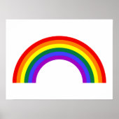 Regenboogvorm Poster (Voorkant)