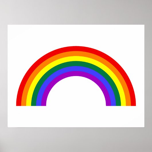 Regenboogvorm Poster (Voorkant)