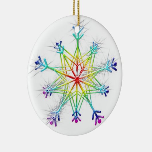 Regenboogvorst 3 Ornament (Rechts)