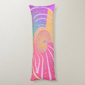 regenboogvortexwerveling lichaamskussen (Achterkant (Verticaal))