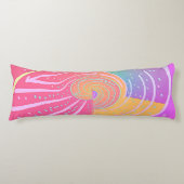 regenboogvortexwerveling lichaamskussen (Voorkant)