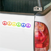 Regenboogvrede Bumpersticker (Op Truck)