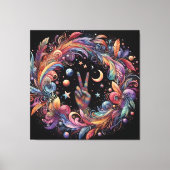 Regenboogvrede Canvas Afdruk (Voorkant)