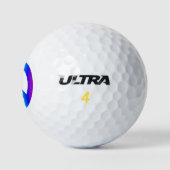 Regenboogvrede Golfballen (Logo)