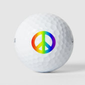 Regenboogvrede Golfballen (Voorkant)