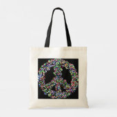 Regenboogvredessymbool Nieuwjaar Tote Bag (Achterkant)