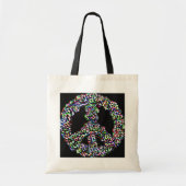 Regenboogvredessymbool Nieuwjaar Tote Bag (Voorkant)