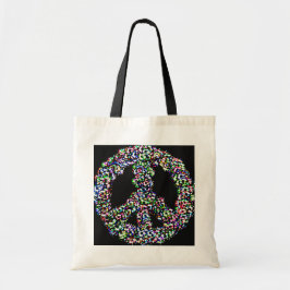 Regenboogvredessymbool Nieuwjaar Tote Bag