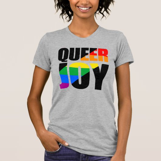 Regenboogvreugde T-shirt (Voorkant)