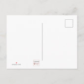 Regenboogvrienden waren bloemen, ik zou je citeren briefkaart (Achterkant)