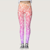  regenboogvrije bladeren Botanische Tanktop Leggings (Voorkant)