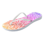  regenboogvrije bladeren Botanische Teenslippers (Schuin)