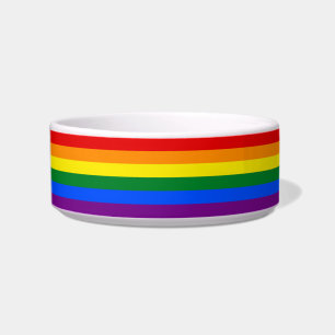 Regenboogvrije vlag voerbakje