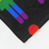 Regenboogvrouwen Fleece Deken (Hoek)