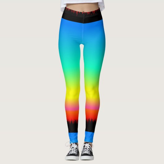 Regenboogvrouwen Leggings (Voorkant)
