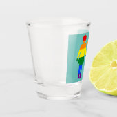 Regenboogvrouwen Shot Glas (Links)