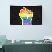 Regenboogvuist Spandoek (Beurs)